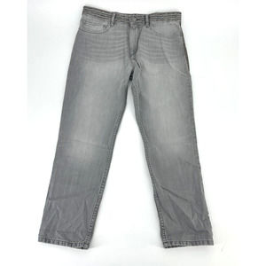 Isabel marant etoile jeans women's size 38/ 6 stripe ankle straight gray